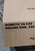 Мойка Dometic VA 930 ВхШхГ:145x280x380мм с сифоном